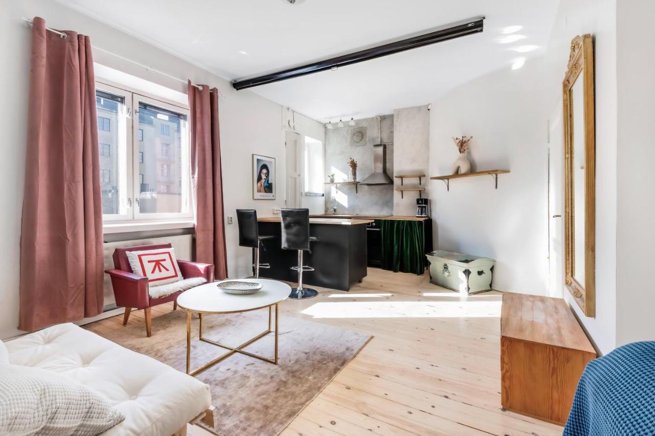 赫尔辛基Wehost Modern Kitchen Studio With Bright Colours公寓 外观 照片